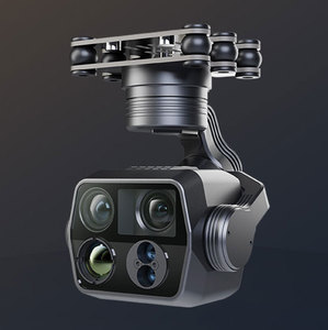 C14 Four Light 100x <b>Thermal</b> <b>Imaging</b> 1200m Laser Ranging 500W Three Axis Gimbal Drone <b>Camera</b> for Drone UAV - Product Image 1