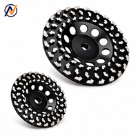 Disque de meulage diamanté OEM Turbo Sharp à faibles vibrations, 125 mm, pour béton et sols époxy fins, haute performance, haute dureté