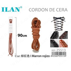 Laccio per scarpe cerato Ilan 90 cm Marron Rojizo - Product Image 3