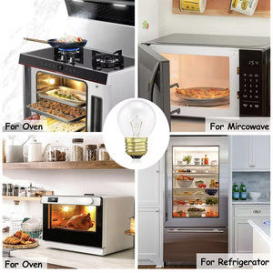 Pop G45 <span class=keywords><strong>four</strong></span> lampe 120V40W 230V40W G45 <span class=keywords><strong>four</strong></span> <span class=keywords><strong>ampoule</strong></span> à incandescence G45 <span class=keywords><strong>ampoule</strong></span> de cheminée résistant à la chaleur <span class=keywords><strong>ampoule</strong></span> à <span class=keywords><strong>300</strong></span> degrés - Product Image 6