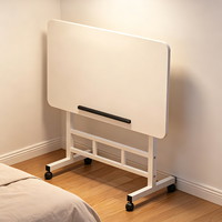 Table pliante portable de chevet en gros, bureau d'apprentissage pour ordinateur, bureau inclinable simple et réglable