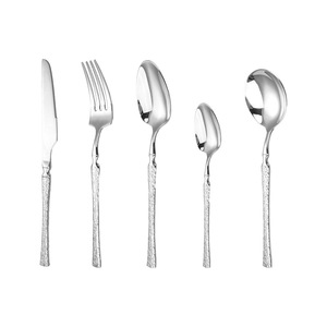 Ensemble de couverts en acier inoxydable 304 à motif arbre, pour steak, pour la restauration et les restaurants - Product Image 5