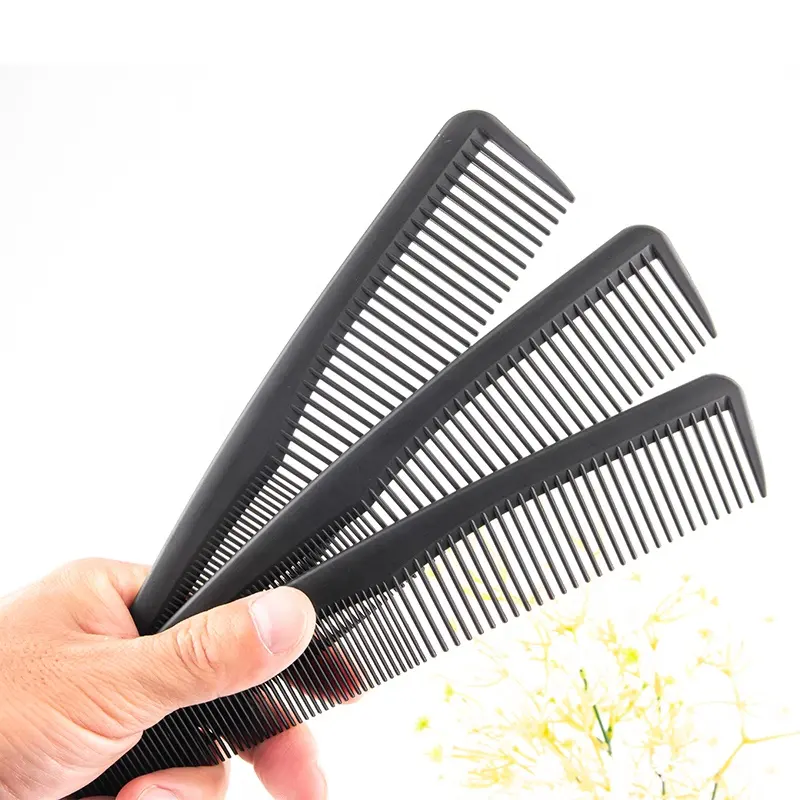 Sisir Serat Karbon Profesional, Sisir Tukang Cukur Salon Penata Rambut Tahan Panas