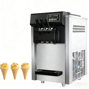 Dispensador de helado suave de lujo para cafeterías, bares y clubes de alta gama, con apariencia elegante y construcción de primera calidad. - Product Image 3