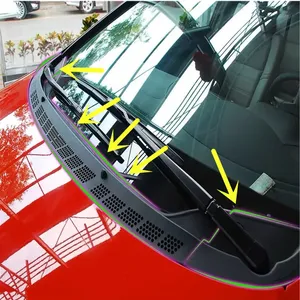 Kit de modification extérieur StarNav pour pare-brise de voiture, garniture de plaque de protection pour la 8ème génération 2006-2011 - Product Image 4