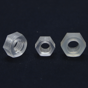 M2 M2.5 M3 M4 <b>M5</b> M6 Metric Acrylic PC Polycarbonate Transparent Hex Nuts Plastic <b>Screws</b> for Various Nuts Applications - Product Image 5