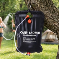 Ensemble de sacs de douche pliables écologiques en PVC de 20 L avec interrupteur marche/arrêt pour le camping en plein air, la randonnée, la sécurité Baolong C1004A