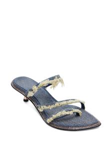 <span class=keywords><strong>Sandalias</strong></span> de Moda para <span class=keywords><strong>Mujer</strong></span> 2025, OEM, <span class=keywords><strong>Doradas</strong></span>, Tacón <span class=keywords><strong>Bajo</strong></span>, Sexy, Deslizables, para Verano y Exteriores - Product Image 2