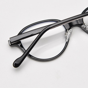 Montura de anteojos de diseñador Retro para hombre, sin <span class=keywords><strong>gafas</strong></span> <span class=keywords><strong>graduadas</strong></span> para <span class=keywords><strong>mujer</strong></span>, <span class=keywords><strong>gafas</strong></span> clásicas TR90 Anti azules, montura óptica para Miopía - Product Image 4