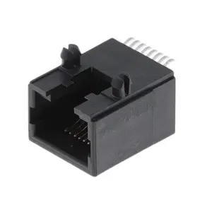 634108185521 modüler Jack SMT yatay plastik RJ45 Ethernet konektörü 634108185521