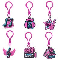 Livraison Rapide, Pendentif de Sac Musical Tendance, Support Thème, Échantillon Personnalisé, LOGO 3D, Porte-clés Mousqueton en Caoutchouc, Cadeau, Décoration de Vêtements