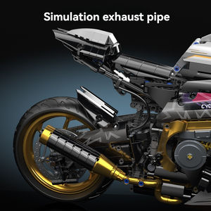 Kit Model Sepeda Motor untuk Dewasa 2078PCS Set Edukasi STEM Mainan DIY Koleksi Plastik ABS - Product Image 4