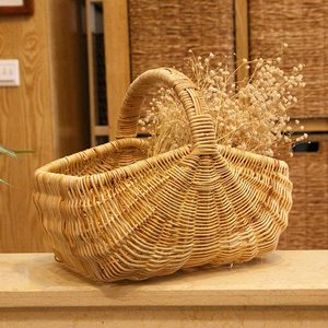 Cesta de Mimbre Natural Pequeña <span class=keywords><strong>para</strong></span> Picnic, Cestas de Mimbre Ecológicas <span class=keywords><strong>para</strong></span> <span class=keywords><strong>Camping</strong></span> al por Mayor con Precio Competitivo - Product Image 2
