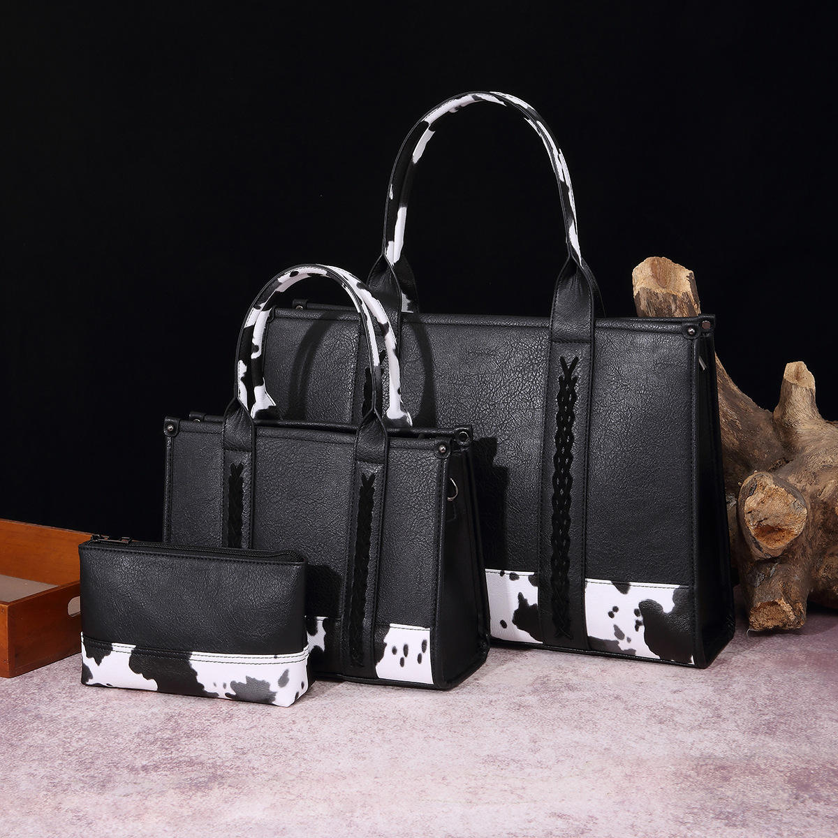 Black four-piece set