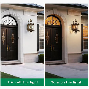 Lámpara de Pared <span class=keywords><strong>LED</strong></span> Vintage para Exteriores, IP65 Impermeable, de Aluminio, para Villa, Patio, Puerta, Iluminación Exterior, Venta al Por Mayor de Fábrica - Product Image 4