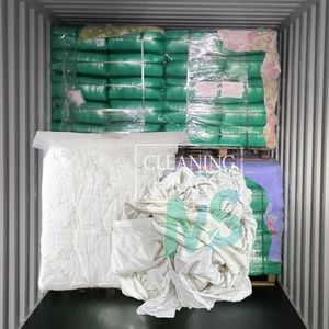 Chiffons de nettoyage hautement absorbants en fibres de coton traitées, chiffons en coton blanc pour l'entretien des machines des navires maritimes - Product Image 1