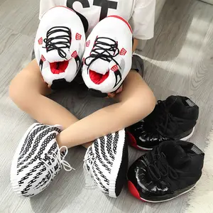 2023 Plush Sneaker Slippers Hot Selling Sneaker Slippers 247 Collection Unisex One-Size House Sneaker Slippers