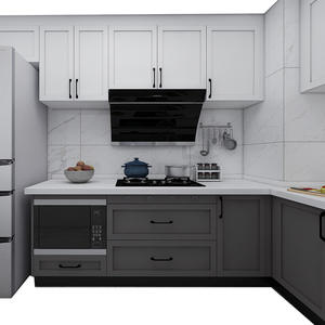 Fabricants d'armoires de cuisine entièrement intégrées personnalisées et écologiques avec porte - Product Image 5