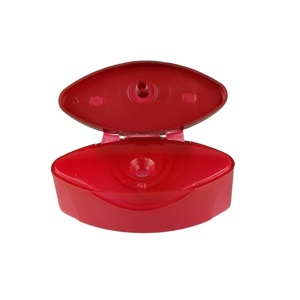 Tùy chỉnh thiết kế bền Snap Top cap uốn trên vai phẳng lật Top cap cho tóc rử<span class=keywords><strong>a</strong></span> dầu gội lỏng Lotion hình bầu dục nắp phẳng - Product Image 1