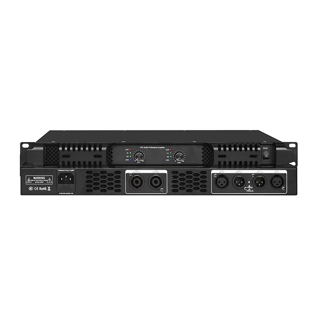 New Arrivals 1U Class D High Power 2 Channel X 2000 Watts High Powerful 4ohm Digital Professional Power Amplifier