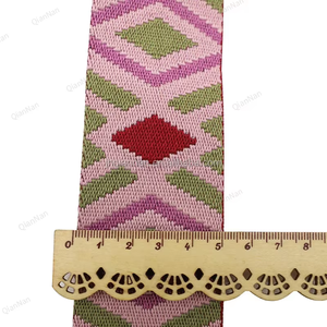 Của phụ nữ Túi dây đeo vai thiết kế mới 5cm rộng hình thoi mô hình Polyester jacquard vải có độ bền cao Giả <span class=keywords><strong>nylon</strong></span> chất liệu - Product Image 3
