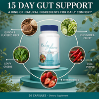 Capsules Détox Nettoyage Intestinal 15 Jours Marque Blanche Soutien Digestif et du Côlon Complément Alimentaire OEM ODM pour Adultes
