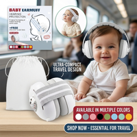 Protège-oreilles pour bébé HQ |   Casque anti-bruit 2-en-1 pour enfants |   Protection auditive écologique de qualité supérieure