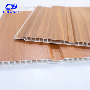 Hot Sale Eco-Friendly Home Decorative <strong>Ceiling</strong> <strong>Cladding</strong> Integrated square Slat Pvc Wpc Wall <strong>Ceiling</strong> Panels Interior - Product Image 5