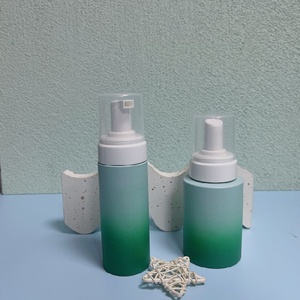 New Frosted Phun Cát Blast Chất Lượng Cao 150Ml 200Ml 300Ml 50Oz 60Oz Màu Xanh Lá Cây Pet Nhựa Bọt Bơm Chai Cho Mặt Tay Sạch Hơn - Product Image 3