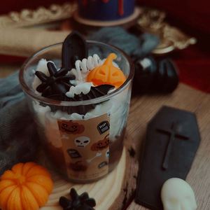 Vela Aromática Personalizada Creativa con Etiqueta Privada para Fiesta de Halloween, Caja de Regalo Única, Decoración Festiva para el Hogar, Velas de Cera de Soja - Product Image 2