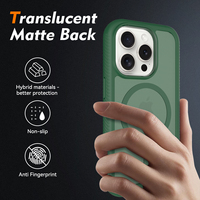 Coque de protection intégrale 360° magnétique avec protection d'écran pour iPhone 15 Pro Max et iPhone 17 Pro Max