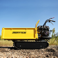 AUSTTER 500KG hydraulische Stand-On-Mini-Dumper benzin betriebene Schubkarre Power Barrow Garden Mini-Dumper
