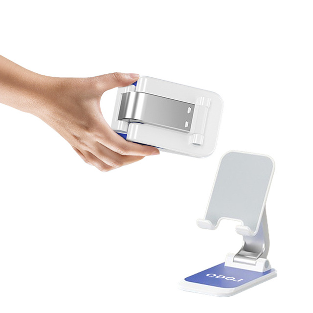 Adjustable Custom Mobile Phone Display Holder Stand Flip-top Folding Design for Instant Storage