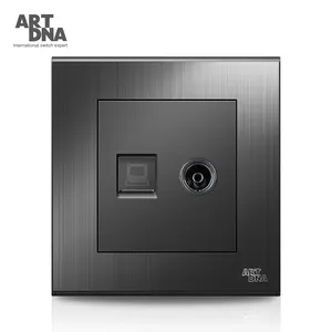 ARTDNA Household Electrical Accessories Wall Sockets UK Standard Computer And Tv Socket