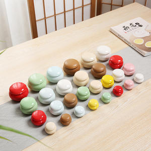 Color esmaltado forma personalizada pequeño barato de alta calidad de cerámica mate tarro cosmético de bienvenida personalizado - Product Image 4