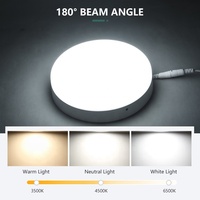 Lampe Led d'intérieur ronde en aluminium, 18 24 36 48 w Smd, panneau commercial, produit chaud, pour l'intérieur de la maison