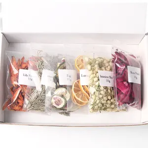 Hotselling 100% Natural Dried Flowers Herbs Kit For Soap Making DIY Candle Making Bath Resin Decoration