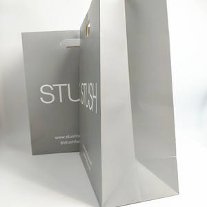 Bolsas de Papel de Lujo con Asas Troqueladas y Logotipo Personalizado, Bolsas de Compras de Moda, Bolsas de Papel con Asas Troqueladas para Maquillaje - Product Image 3