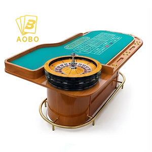 <span class=keywords><strong>Table</strong></span> de <span class=keywords><strong>roulette</strong></span> de casino de luxe, <span class=keywords><strong>table</strong></span> de <span class=keywords><strong>roulette</strong></span> en bois massif, équipement de casino haut de gamme sur mesure - Product Image 1