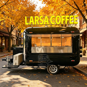 รถขายกาแฟเคลื่อนที่ รถบรรทุกขายกาแฟ รถเข็นขายกาแฟ รถตู้ขายกาแฟขนาด 10 ฟุต ซุ้มขายกาแฟ รถพ่วงขายอาหารอเนกประสงค์ - Product Image 6