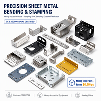 Pièces d'emboutissage en tôle OEM personnalisées, découpe laser et pliage de l'acier inoxydable, de l'aluminium et de l'acier au carbone pour la fabrication métallique