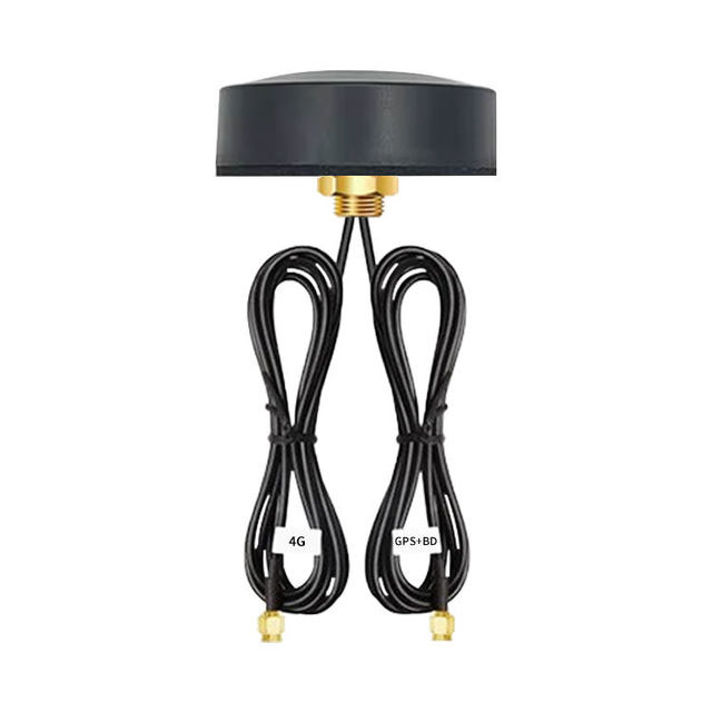 High Quality Vertical Polarization Dual-Band 4G LTE & GPS GNSS Waterproof Screw Mount Combination Puck Antenna for Connectors