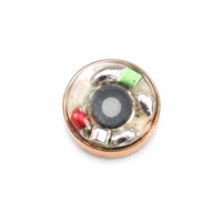 6.1mm 16 Ohm N54 NdFeB Ti Plated PET Cone dengan PU Surround untuk Earphone Hi Fi Driver Speaker Mikro Dinamis