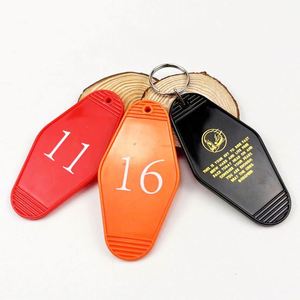 Porte-clés Rétro Motel Tendance, Personnalisable, Impression Double Face, Idéal pour Hôtels - Product Image 6