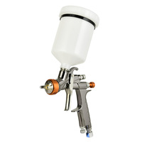 Pistola de Pintura HVLP ROKO WS400 Industrial, con Boquilla de 1.3mm, para Pintar Autos, con Vaso de 600cc, Alimentación por Gravedad, de Aluminio, OEM
