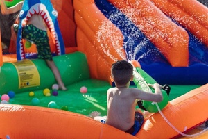 Mi Primera Mini Cama Elástica Inflable para Niños, Casa de Brinco Inflable para Interiores y Exteriores, Juguetes para Niños Pequeños, Trampolín, Piscina de Pelotas, Casa Inflable - Product Image 5