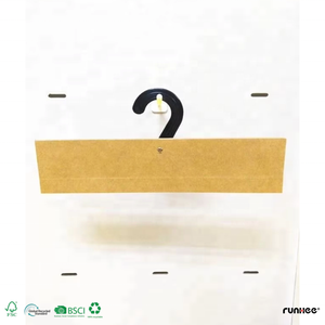 Colgador <span class=keywords><strong>de</strong></span> Muestras <span class=keywords><strong>de</strong></span> Papel Reciclado 100% Ecológico, Certificado FSC, 35cm, <span class=keywords><strong>de</strong></span> un Solo Nivel, Tipo Gancho, para Tejidos Textiles - Product Image 2