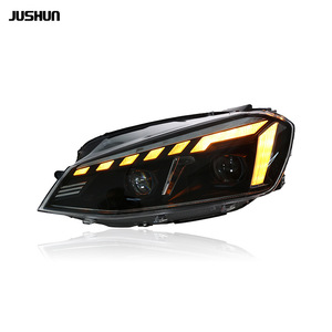 Kit de rétrofit pour feux avant Jushun Golf 7 avec feux de jour LED et clignotants séquentiels 2013-2017 - Product Image 4