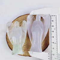 Cristaux de guérison en pierre naturelle personnalisés sculptés à la main Mini Ange Fluorite pour la décoration
