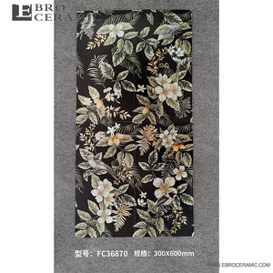 Baldosas de suface mate anticratch para decoración interior, azulejos de pared rústicos para baño y cocina, 300x600 - Product Image 4